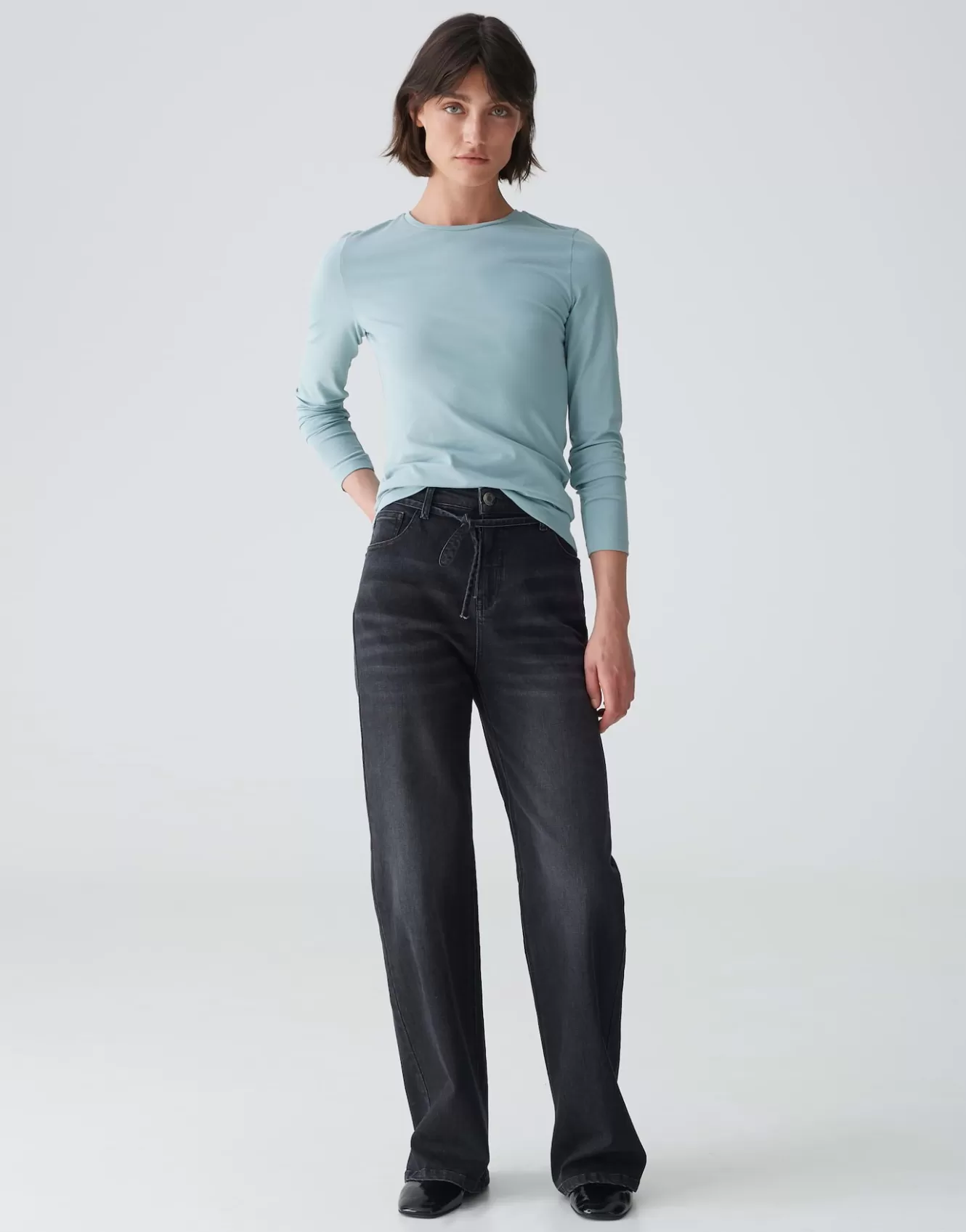 OPUS Basicshirt Smilla Blau Online Bestellen^Damen Basics | Shirts