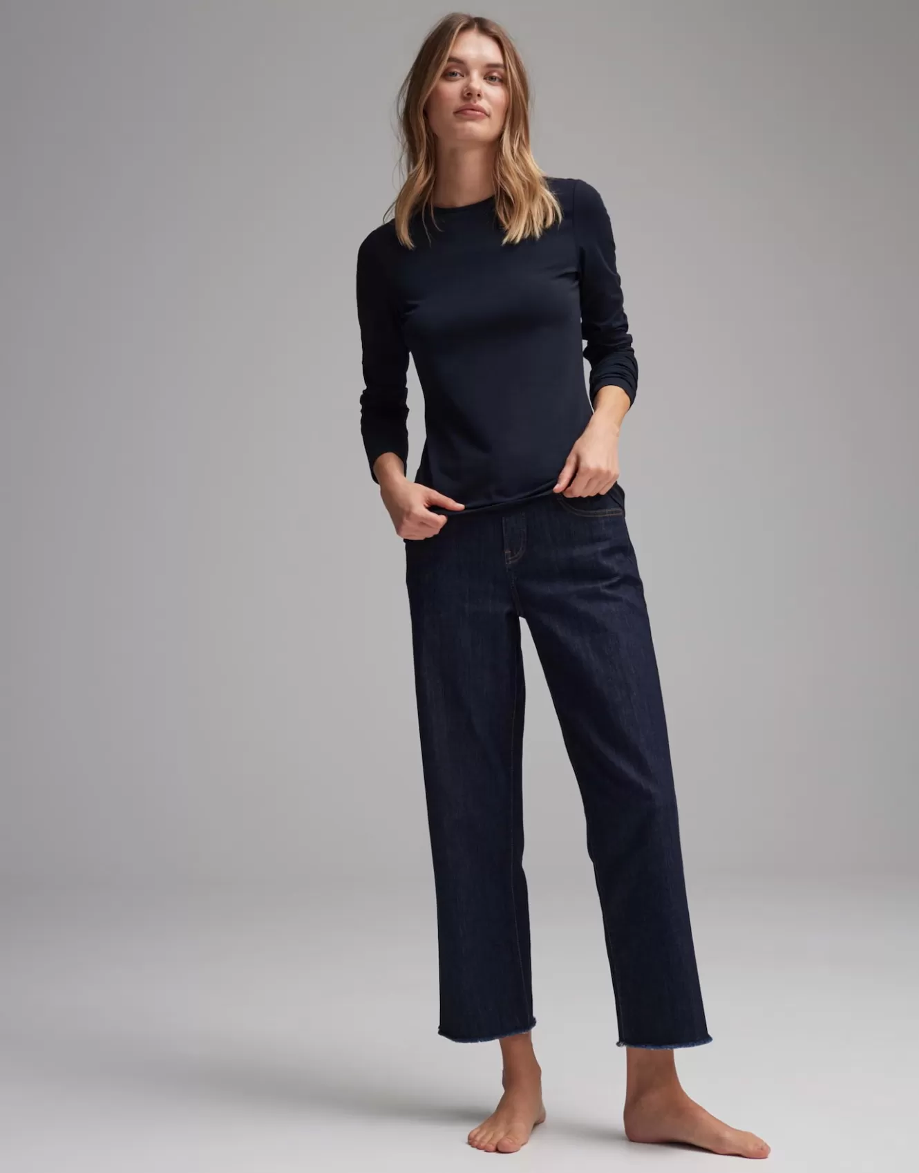 OPUS Basicshirt Smilla Blau Online Bestellen^Damen Basics | Shirts