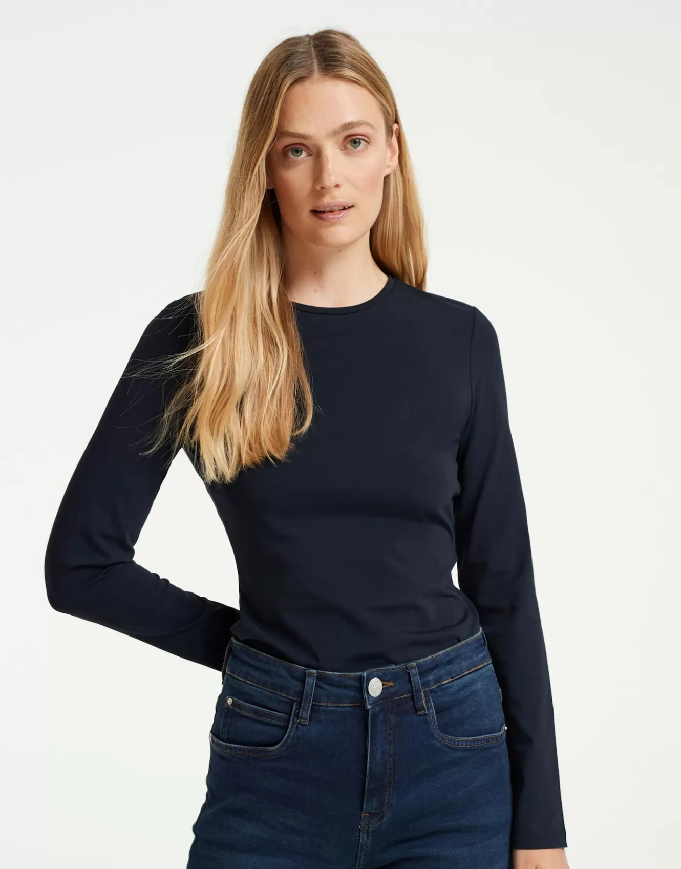 OPUS Basicshirt Smilla Blau Online Bestellen^Damen Shirts