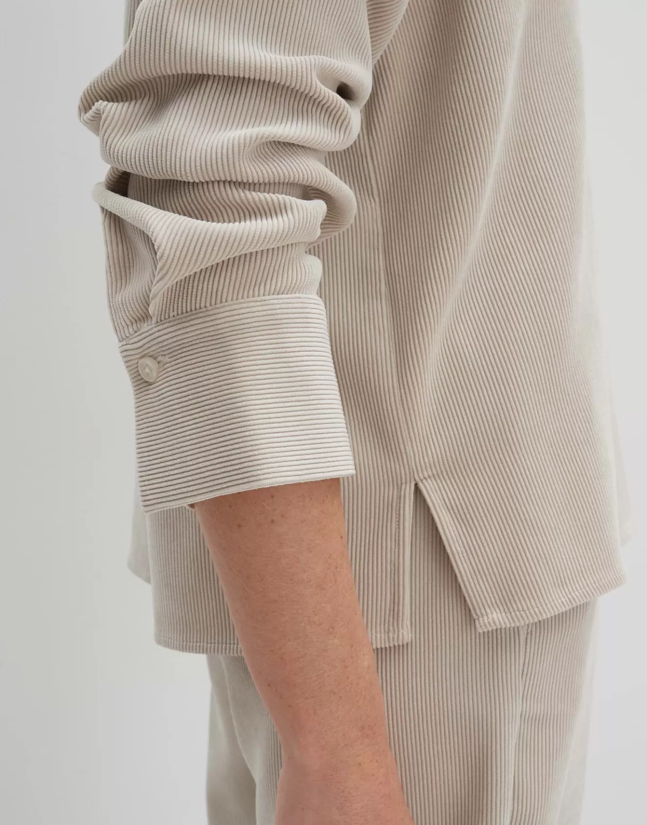 OPUS Cordbluse Zortney Detail Beige Online Bestellen^Damen Blusen