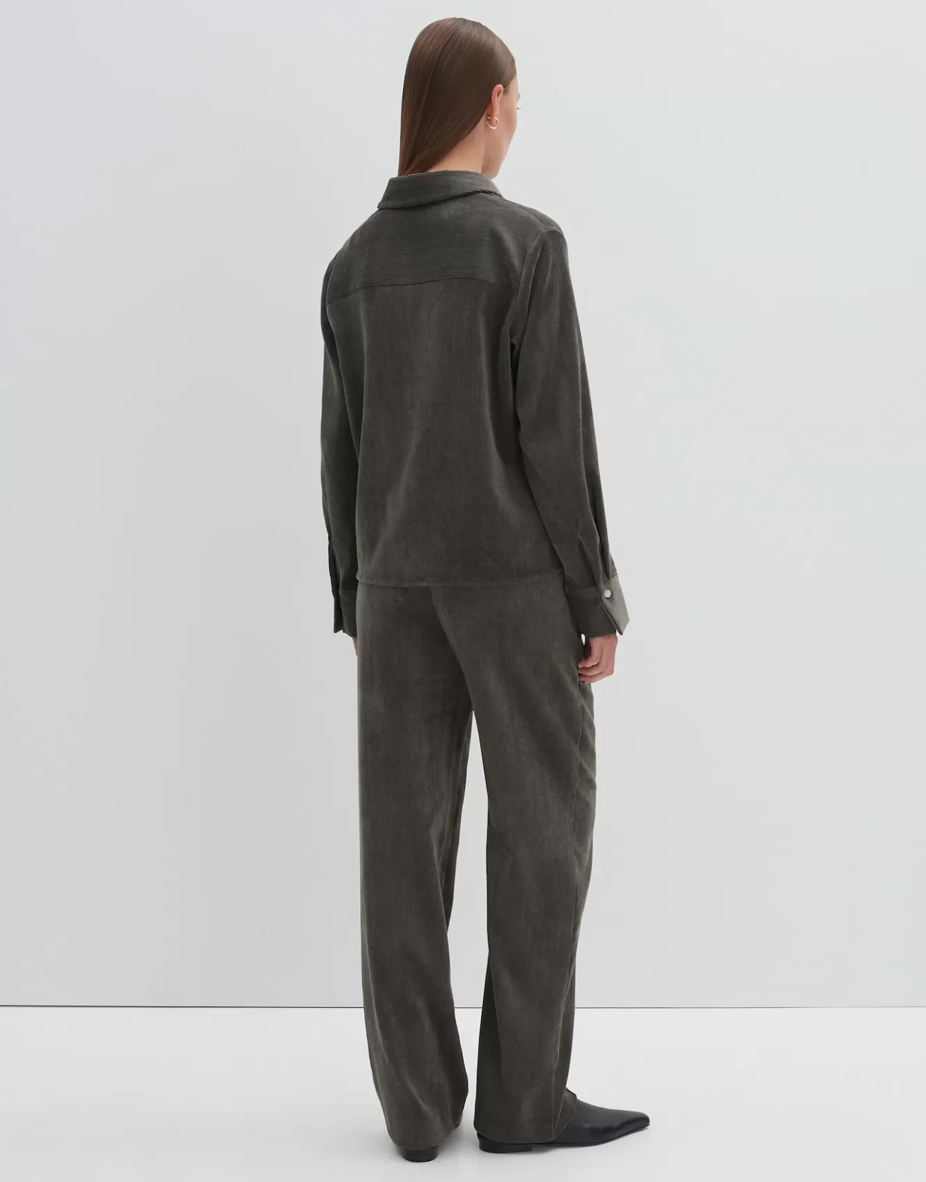 OPUS Cordbluse Zortney Detail Grün Online Bestellen^Damen Blusen