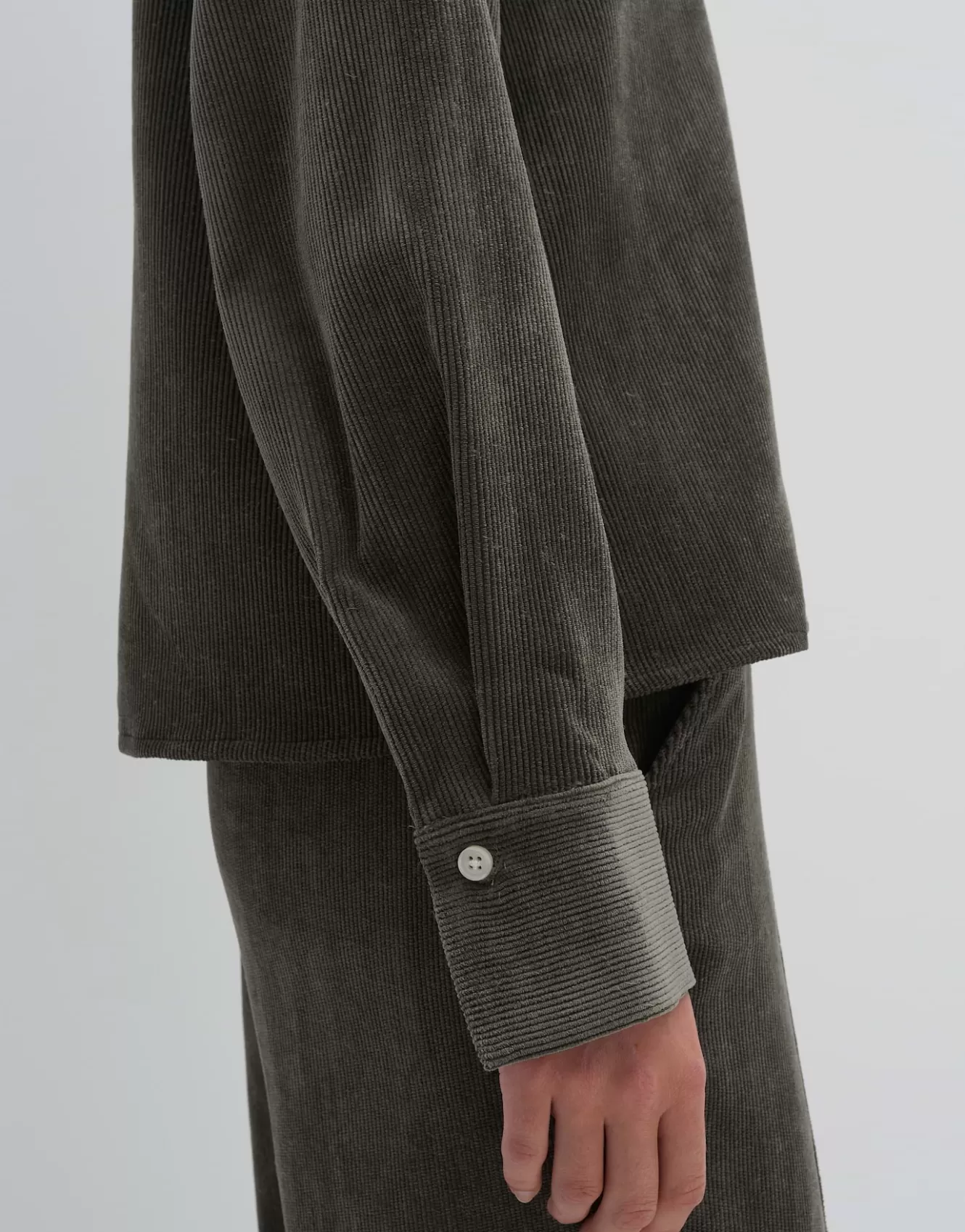 OPUS Cordbluse Zortney Detail Grün Online Bestellen^Damen Blusen