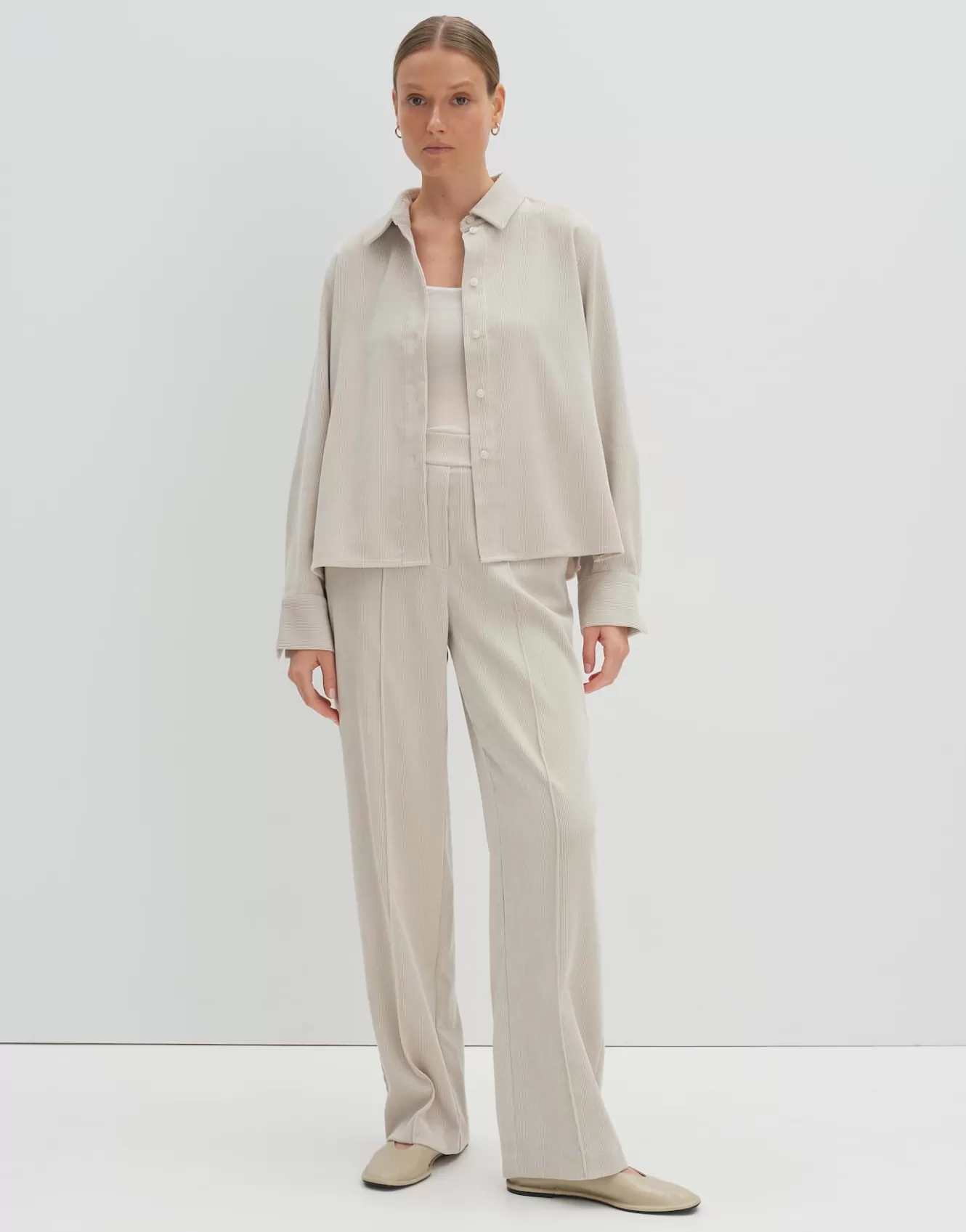 OPUS Cordhose Cenya Corduroy Beige Online Bestellen^Damen Hosen