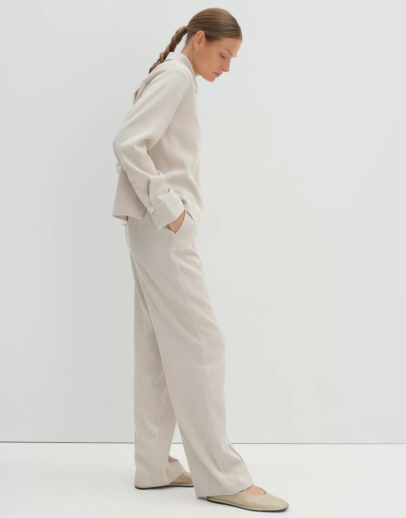 OPUS Cordhose Cenya Corduroy Beige Online Bestellen^Damen Hosen