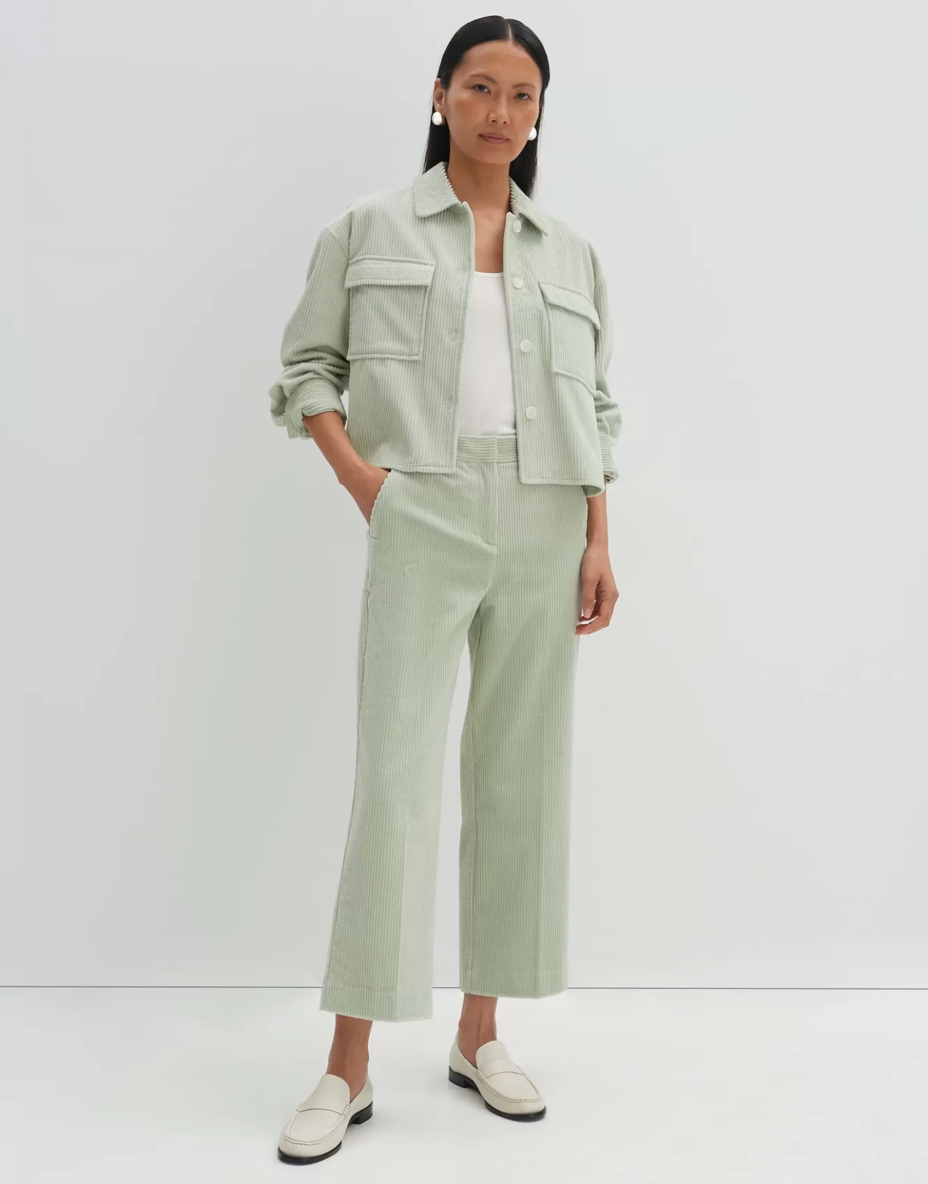 OPUS Cordhose Cisilia Corduroy Grün Online Bestellen^Damen Hosen