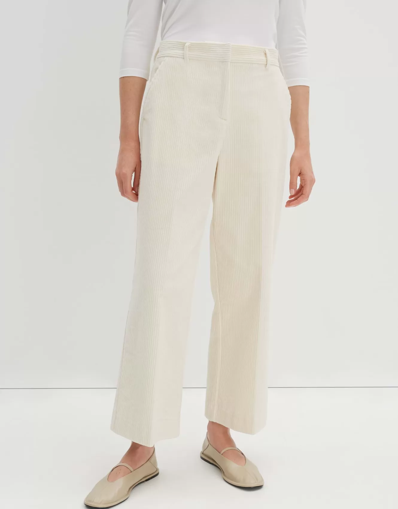 OPUS Cordhose Cisilia Corduroy Weiß Online Bestellen^Damen Hosen