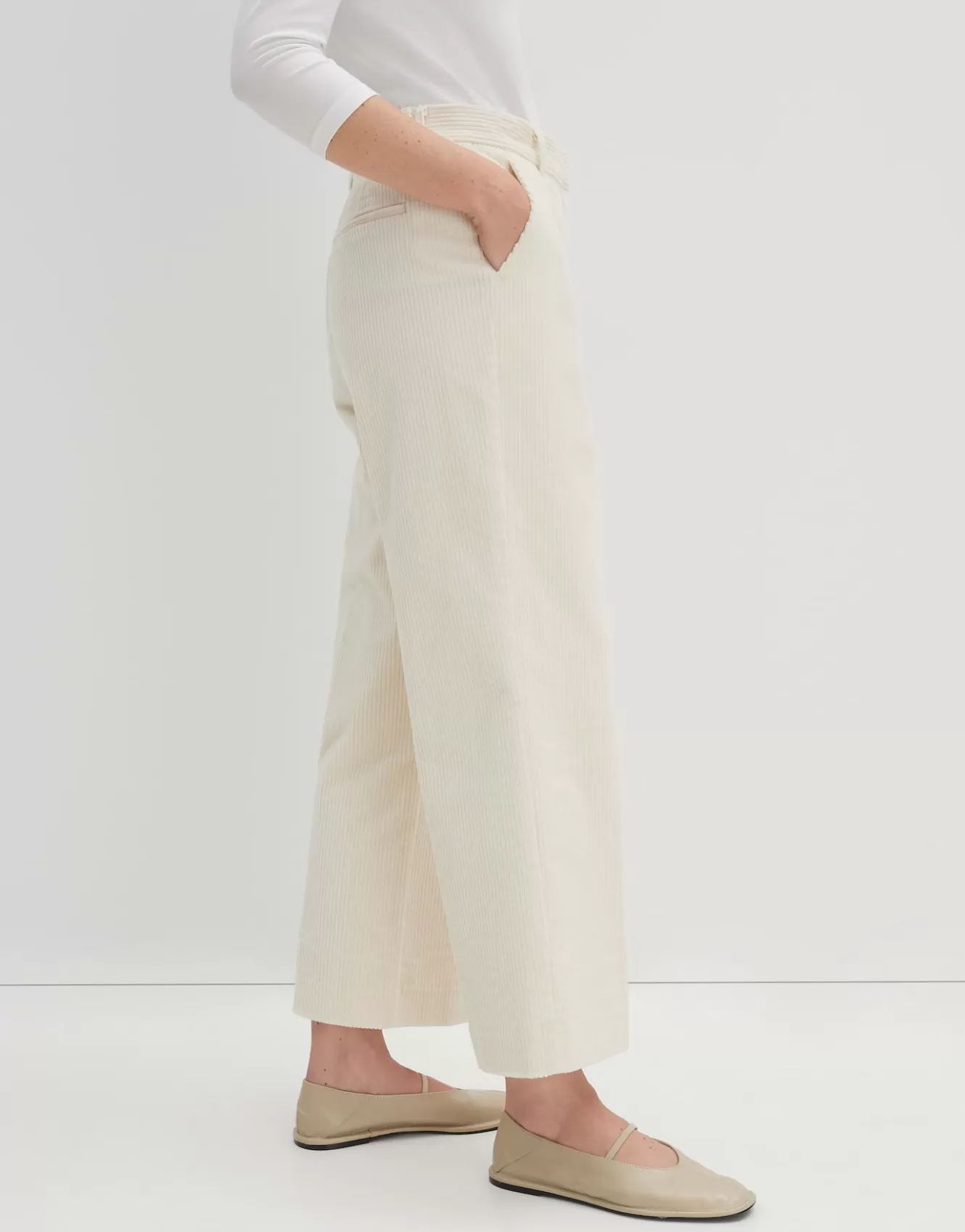 OPUS Cordhose Cisilia Corduroy Weiß Online Bestellen^Damen Hosen