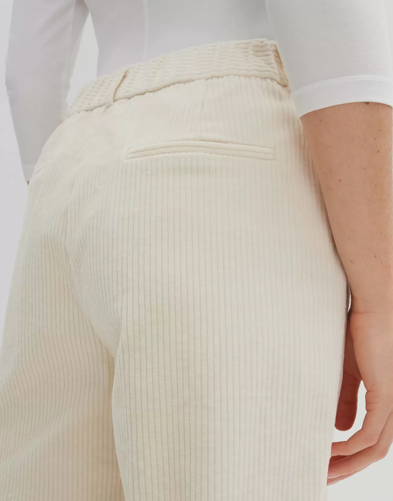 OPUS Cordhose Cisilia Corduroy Weiß Online Bestellen^Damen Hosen
