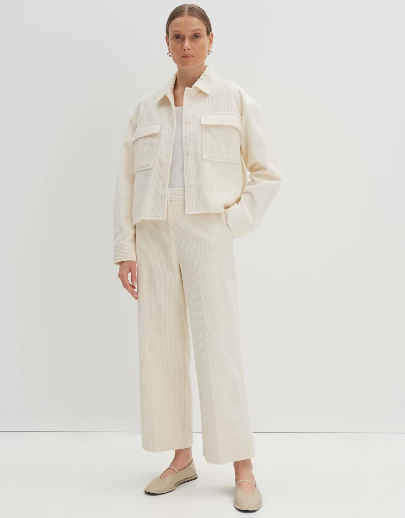 OPUS Cordhose Cisilia Corduroy Weiß Online Bestellen^Damen Hosen