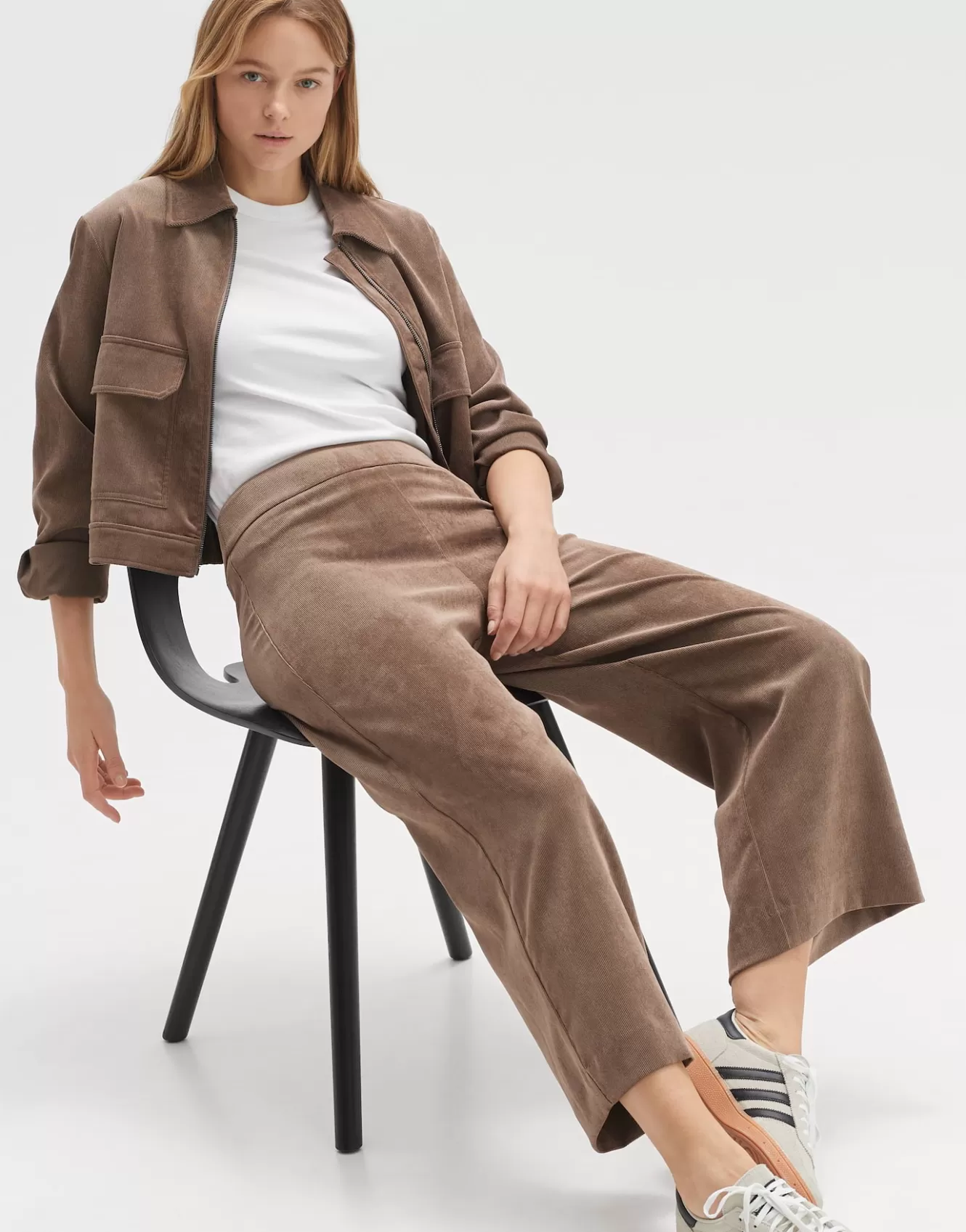 OPUS Cordhose Misha Babycord Braun Online Bestellen^Damen Hosen