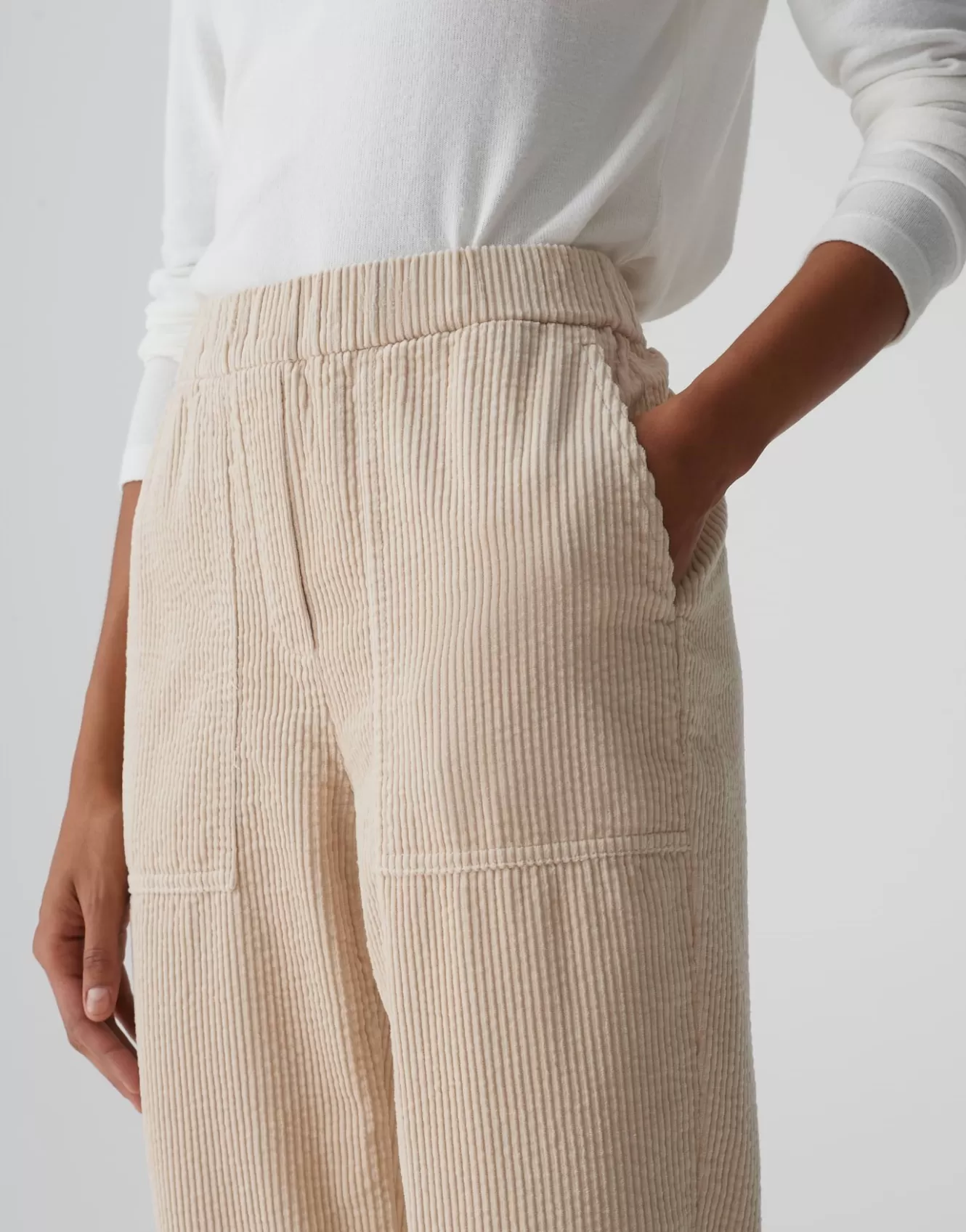 OPUS Cordhose Myha Corduroy Beige Online Bestellen^Damen Hosen