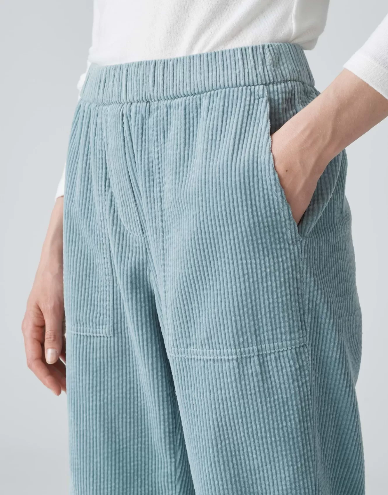 OPUS Cordhose Myha Corduroy Blau Online Bestellen^Damen Hosen