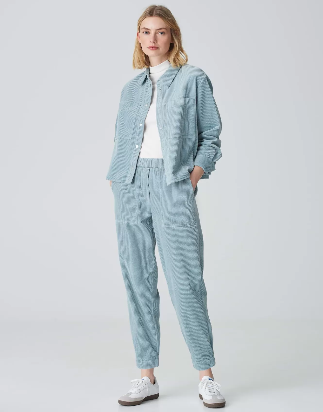 OPUS Cordhose Myha Corduroy Blau Online Bestellen^Damen Hosen