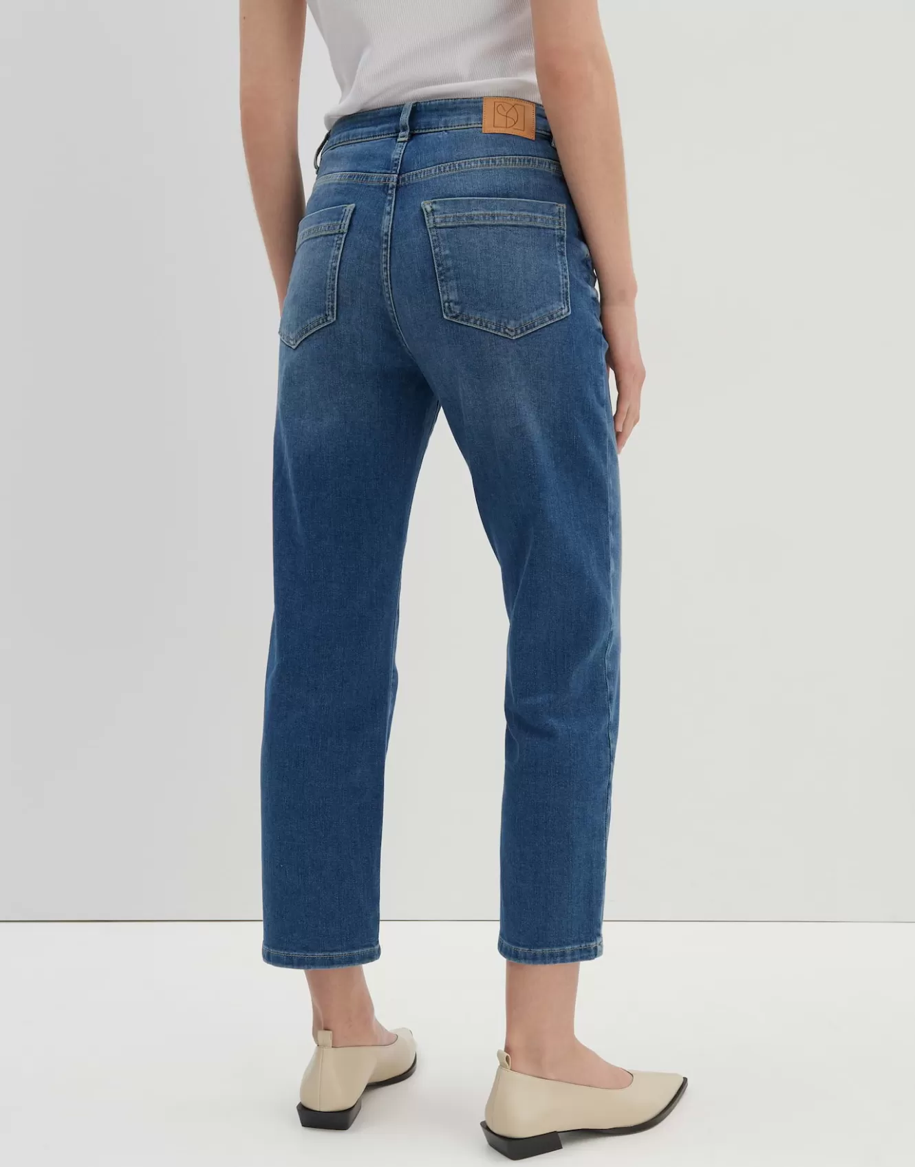 OPUS Cropped Relaxed Jeans Corah Blau Online Bestellen^Damen Jeans