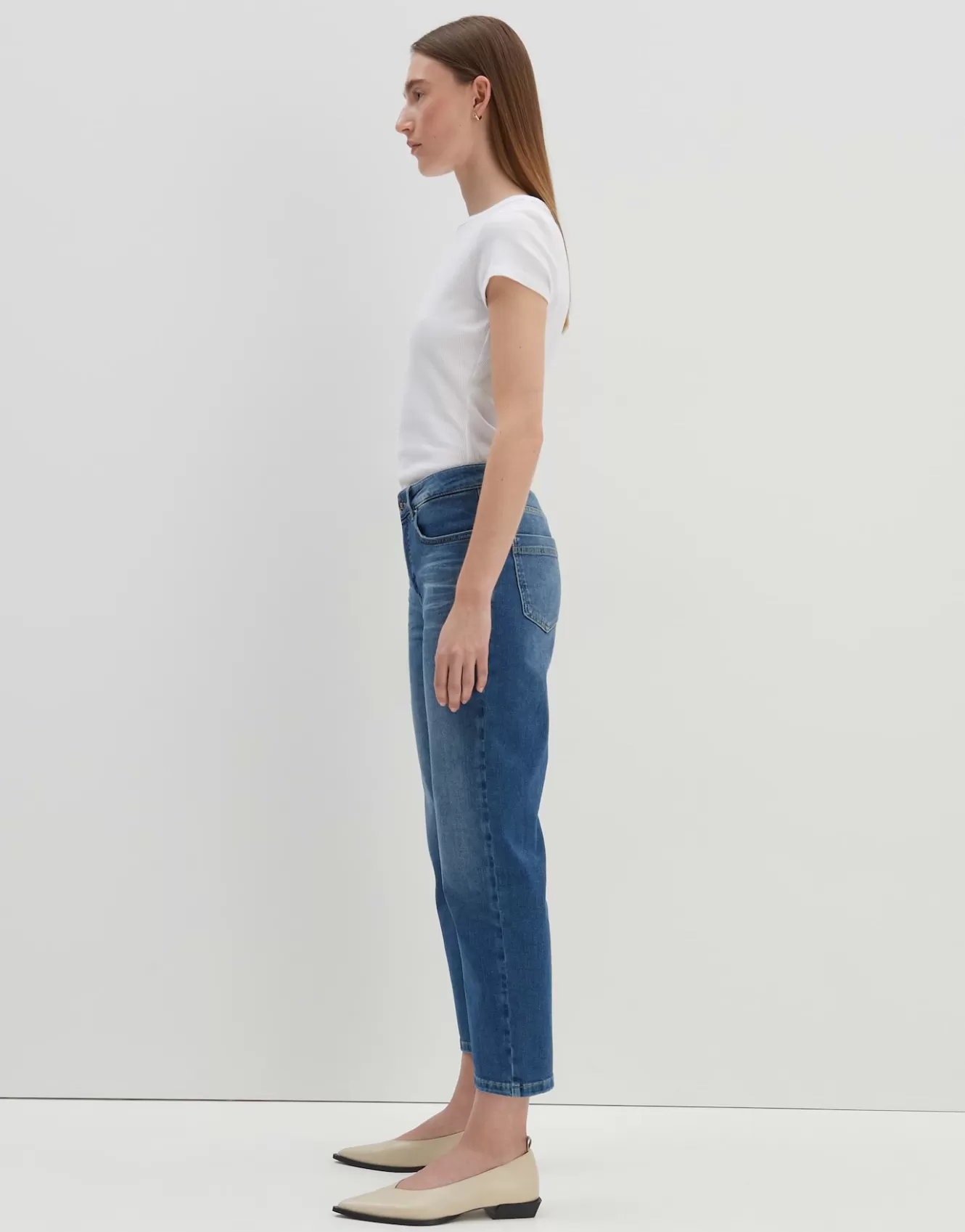 OPUS Cropped Relaxed Jeans Corah Blau Online Bestellen^Damen Jeans