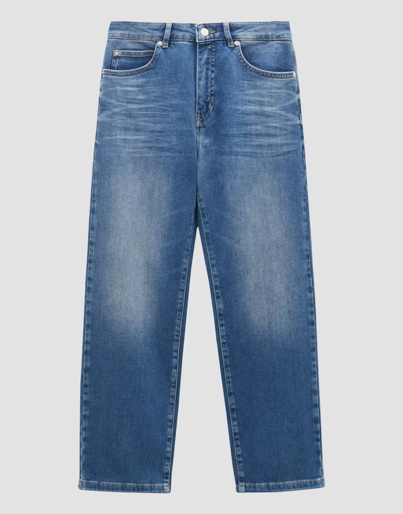OPUS Cropped Relaxed Jeans Corah Blau Online Bestellen^Damen Jeans