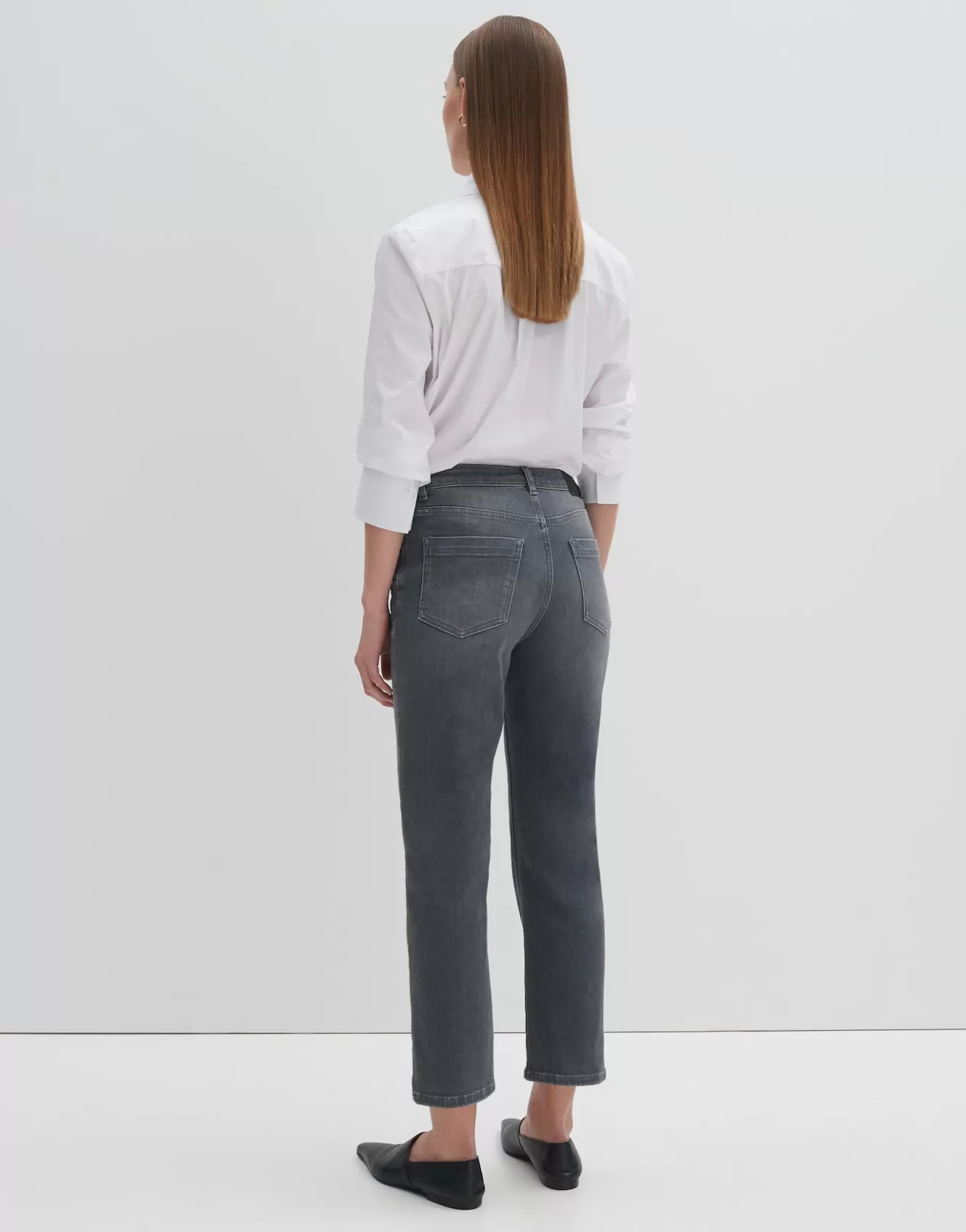OPUS Cropped Relaxed Jeans Corah Iconic Grau Online Bestellen^Damen Jeans