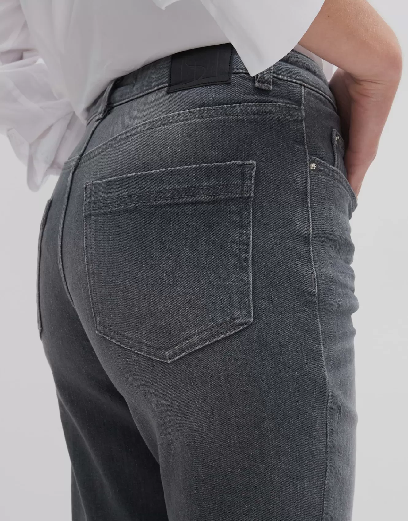 OPUS Cropped Relaxed Jeans Corah Iconic Grau Online Bestellen^Damen Jeans
