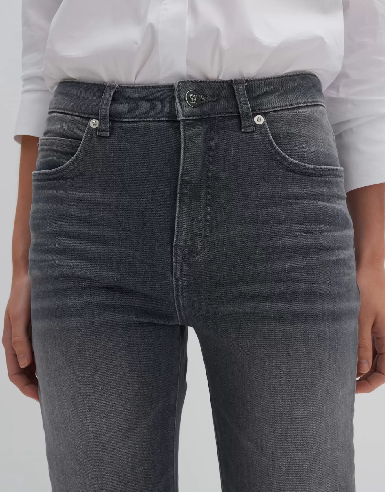 OPUS Cropped Relaxed Jeans Corah Iconic Grau Online Bestellen^Damen Jeans