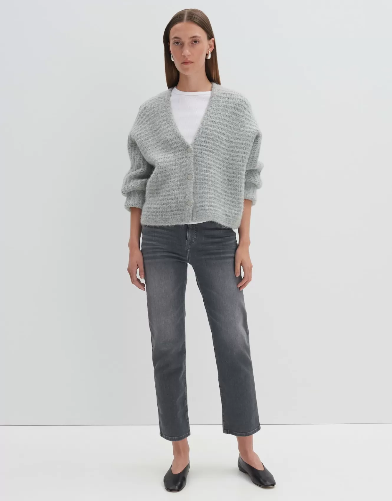 OPUS Cropped Relaxed Jeans Corah Iconic Grau Online Bestellen^Damen Jeans