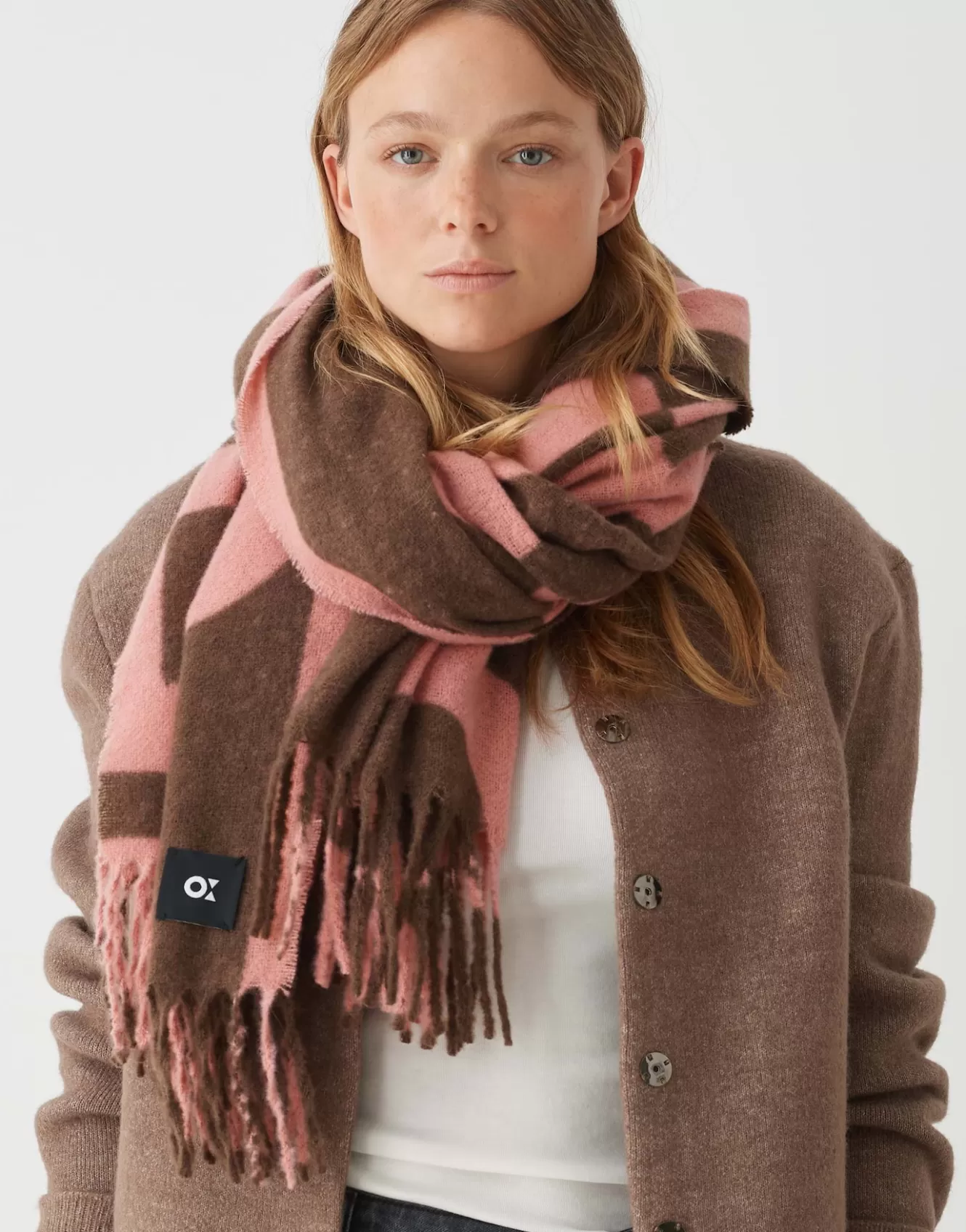 OPUS Oversize Schal Amadita Scarf Rosé Online Bestellen^Damen Accessoires