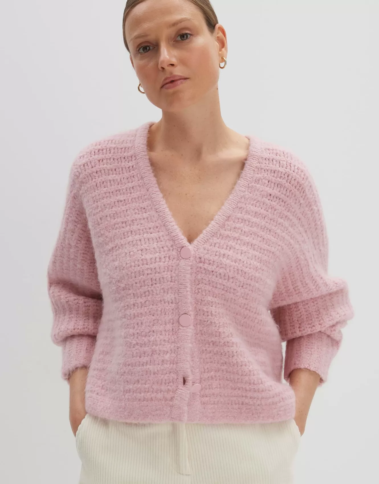 OPUS Strickjacke Timaria Rosé Online Bestellen^Damen Strick