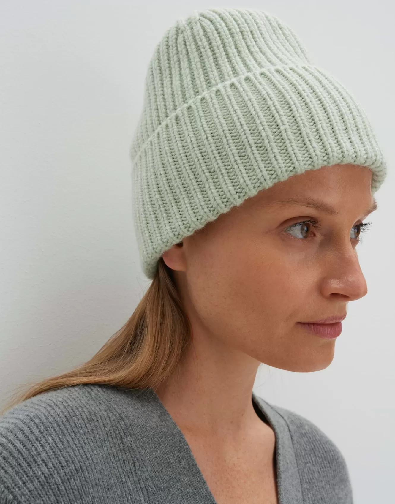 OPUS Strickmütze Beky Soft Grün Online Bestellen^Damen Accessoires