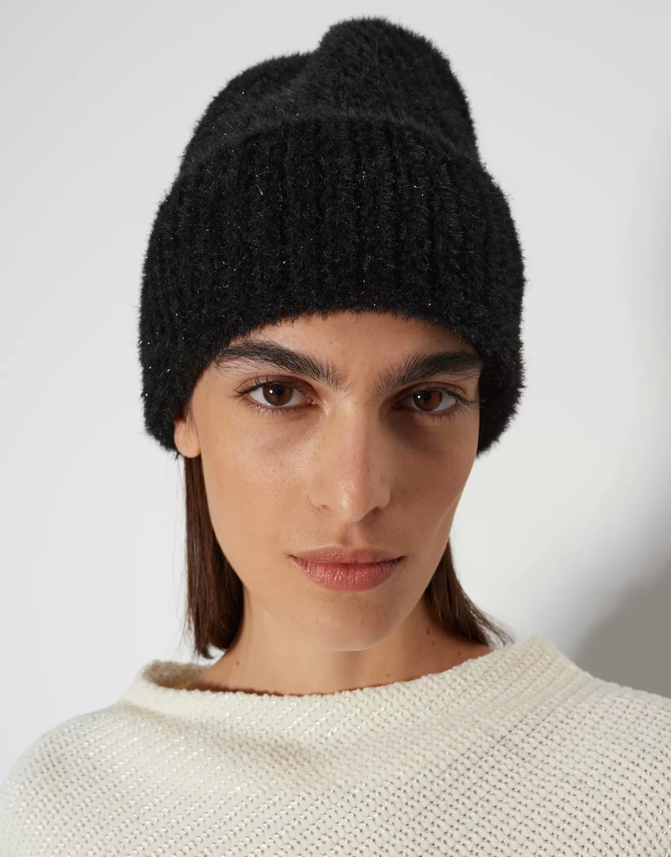 OPUS Strickmütze Blinny Soft Schwarz Online Bestellen^Damen Accessoires