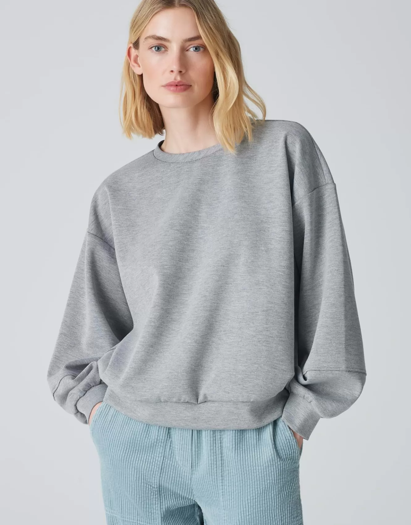 OPUS Sweater Gugi Grau Online Bestellen^Damen Sweat