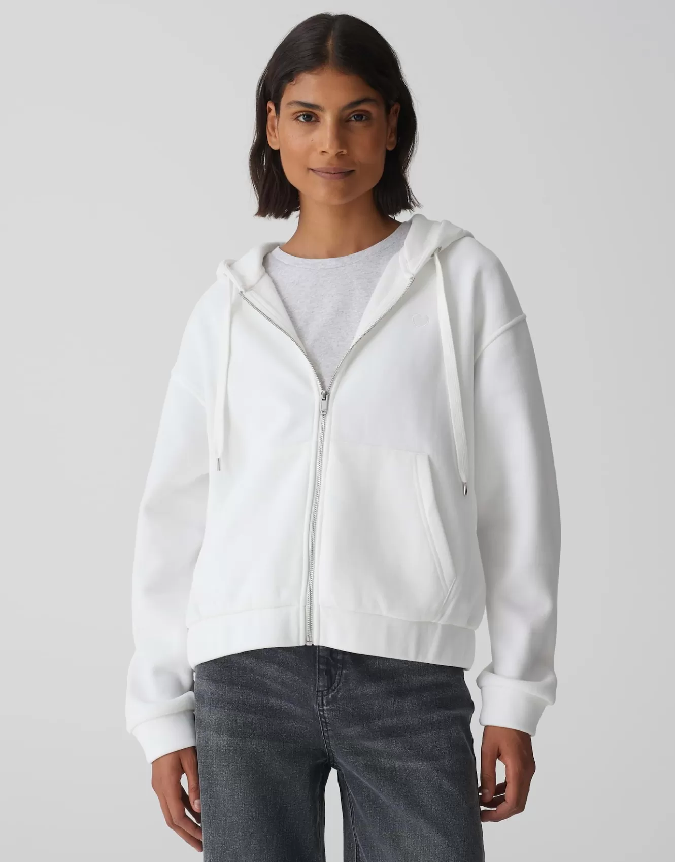 OPUS Sweatjacke Gojami Weiß Online Bestellen^Damen Sweat