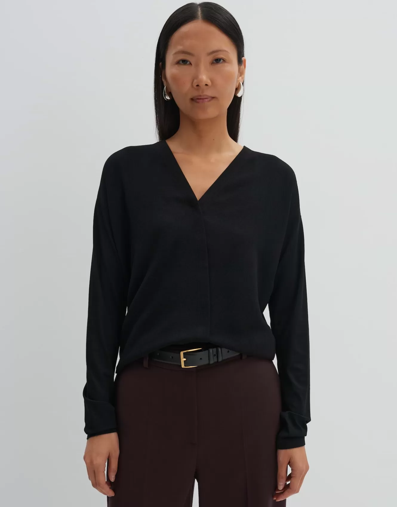 OPUS Wickelshirt Ketana Schwarz Online Bestellen^Damen Shirts